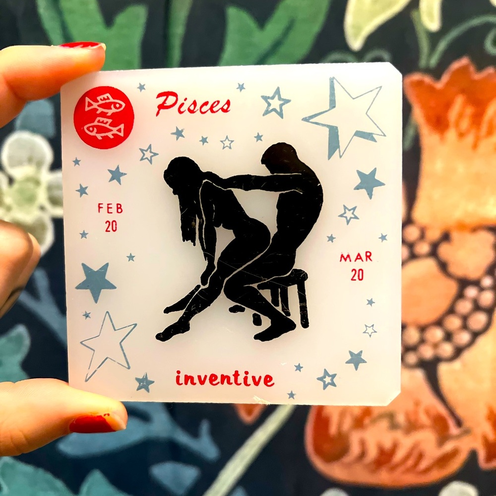 Vintage Zodiac Sex Coasters